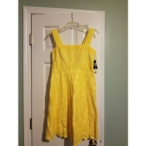 Yellow ALine Dress